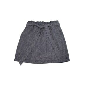 J. Crew Navy and White Pinstripe Mini Skirt